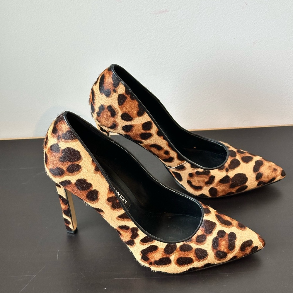 Nine West Leopard Print Heels